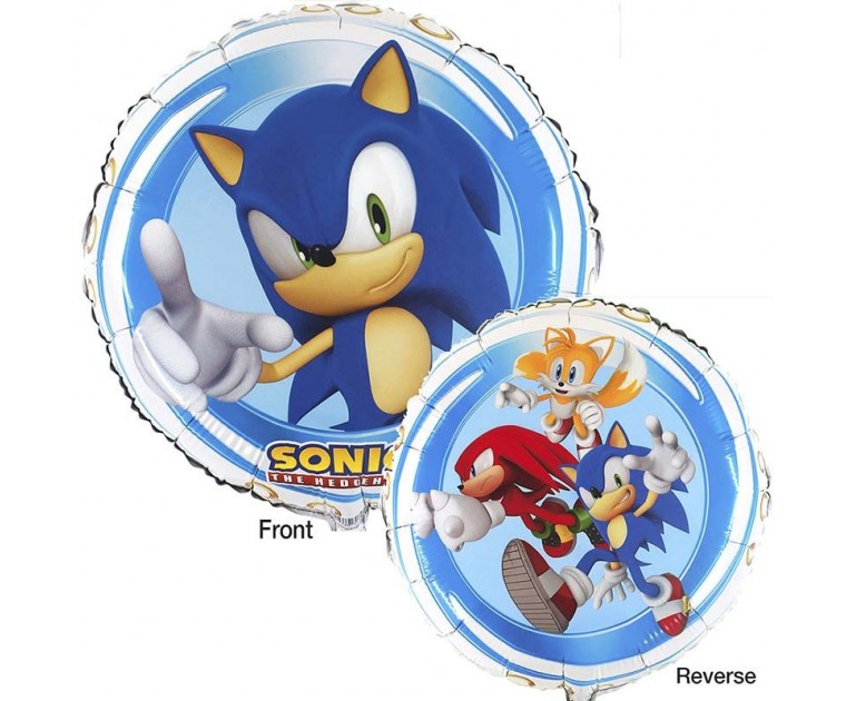 Balão Redondo Frente e Verso Sonic Sonic 