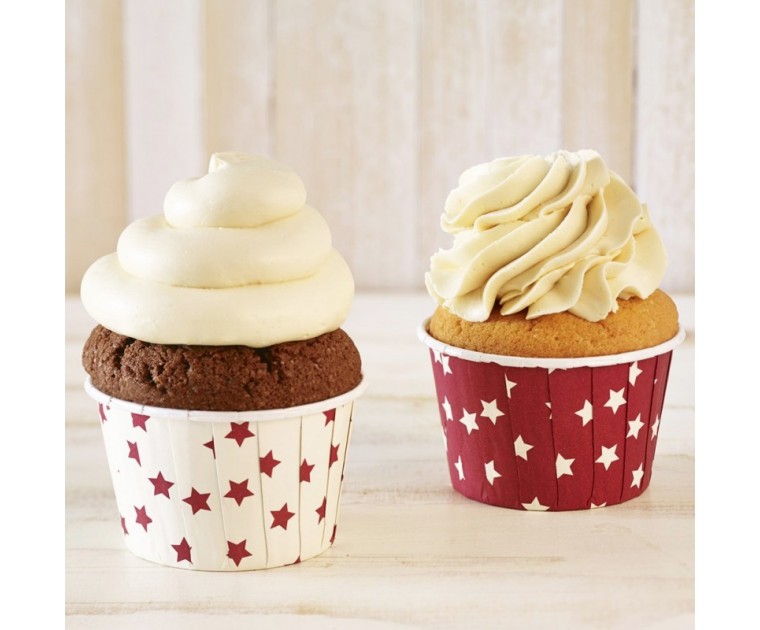 24 Formas Cup Cakes Estrelas
