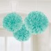 Set de 3 Pompons Verde Água