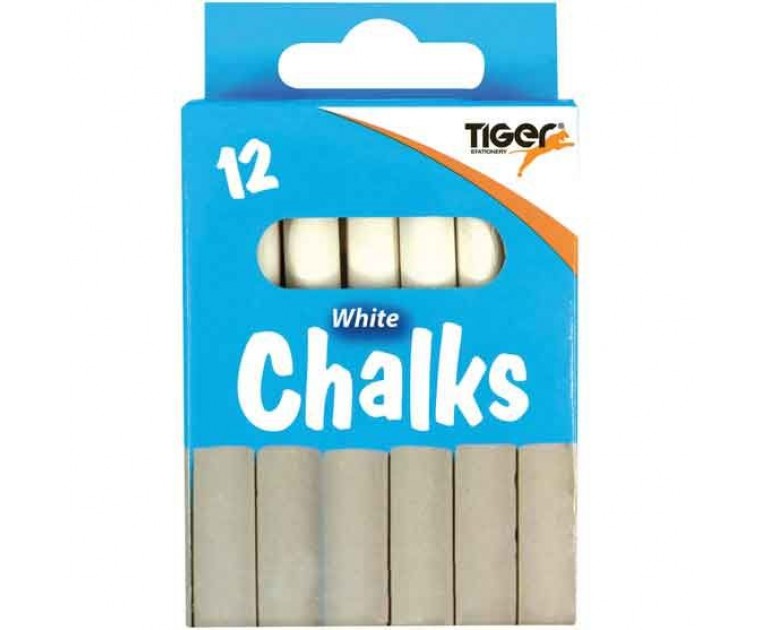 Pack 12 Paus Giz Branco