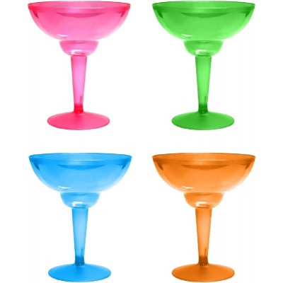 20 Copos Cocktail Margarita Neon 