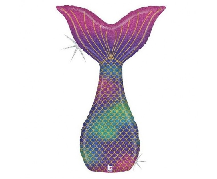 Balão Foil Cauda de Sereia Balão Foil Cauda de Sereia