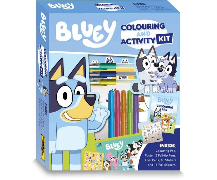 Kit Atividades Pintura Bluey