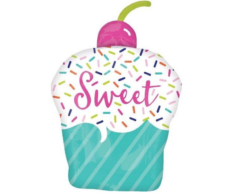 Balão Foil Cup Cake 66 cms