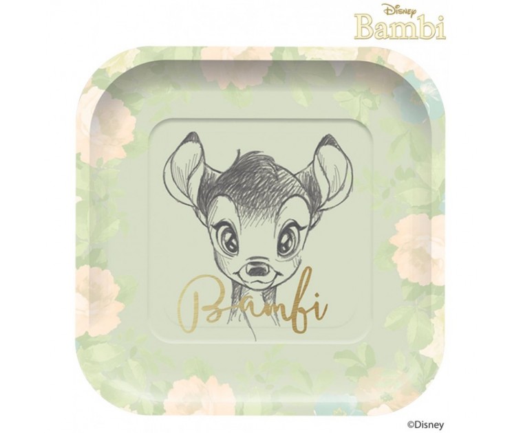 Pratos Quadrados Bambi