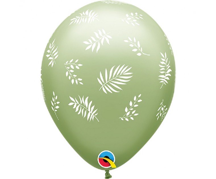 25 Balões Folhagem Tropical