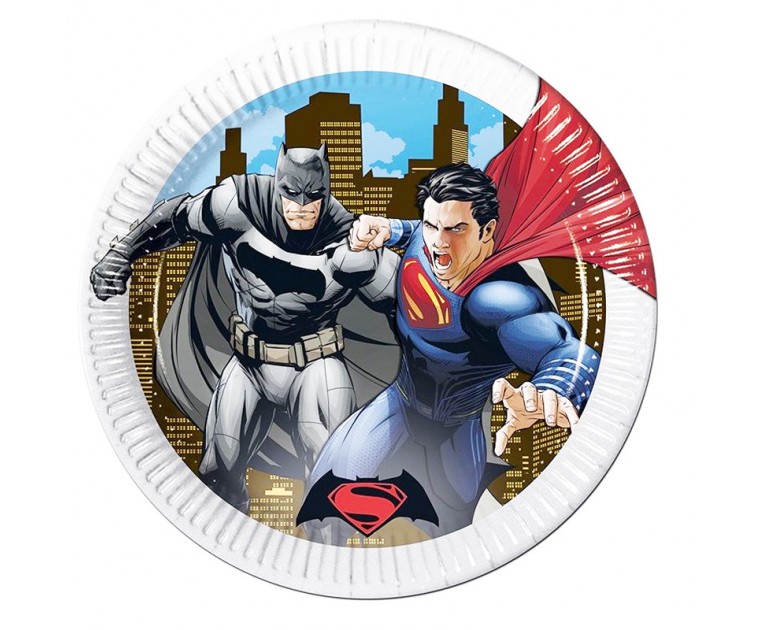 Pratos BATMAN VS SUPERMAN 