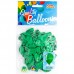 50 Balões Verdes 12 cms