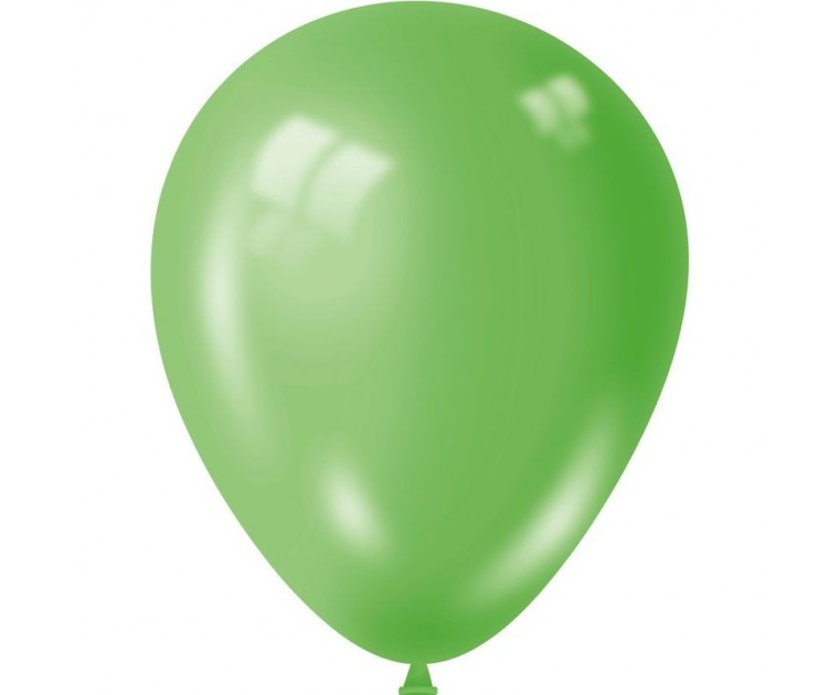 50 Balões Verdes 12 cms