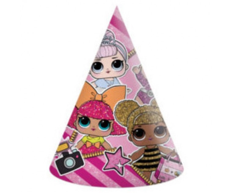 6 chapeús LOL SURPRISE GLITTERATI