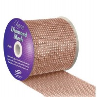 Fita Decorativa Diamante Rose Gold 