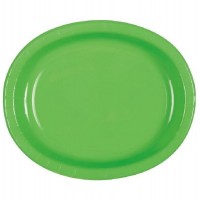 8 Bandejas Oval Verde Lima