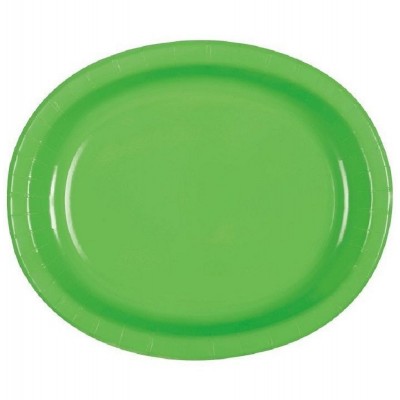 8 Bandejas Oval Verde Lima