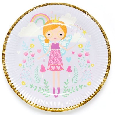 8 Pratos Fadas Princesas