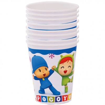8 Copos Pocoyo 