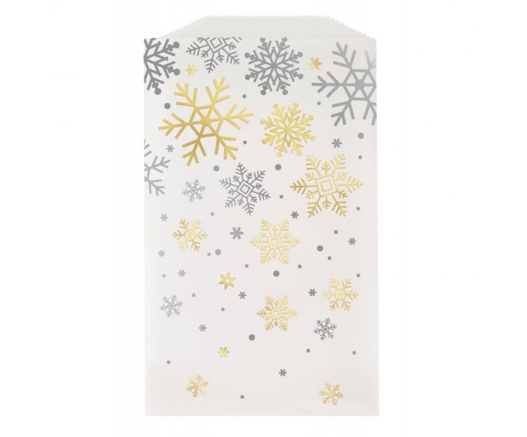 8 Sacos de Doces Flocos de Neve