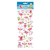 Autocolantes Flamingos