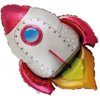 Balão Foguete Vermelho 76cms