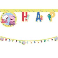 Banner Happy Birthday Porquinha Peppa 