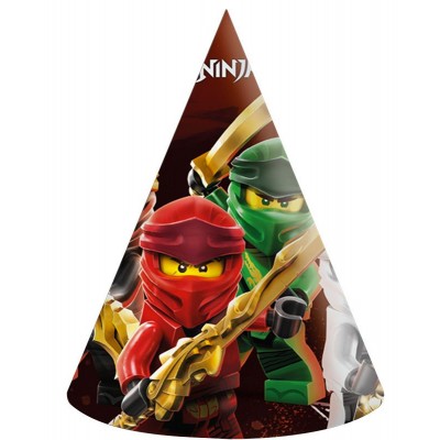 6 Chapéus LEGO Ninjago