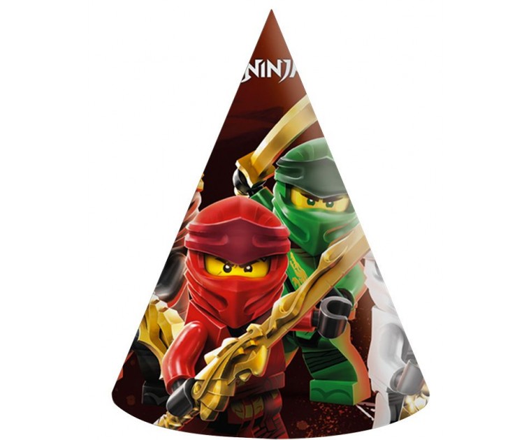 6 Chapéus LEGO Ninjago