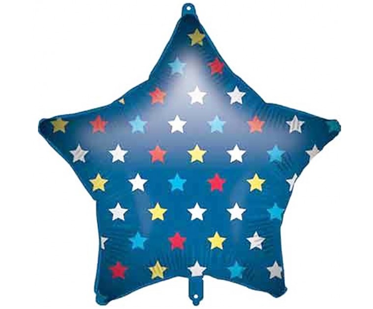 Balão Estrelas Multicoloridas