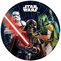 Pratos Star Wars Galaxy 23 cms