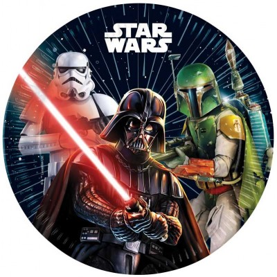 Pratos Star Wars Galaxy 23 cms