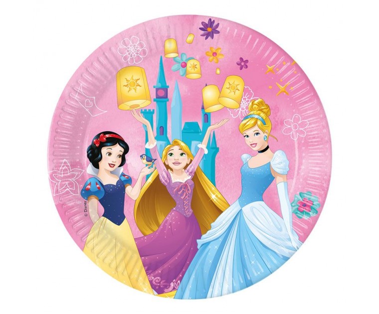 8 Pratos Histórias Princesas Disney
