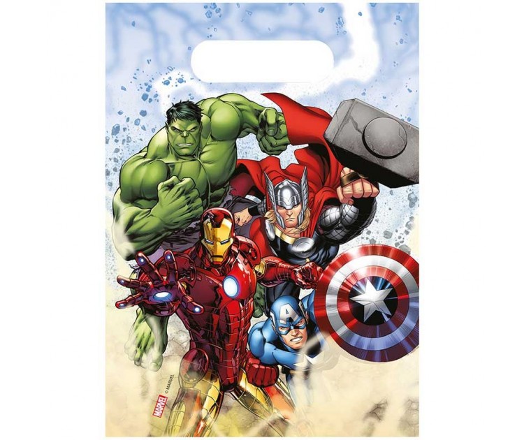 8 Sacos de Doces e Ofertas Avengers