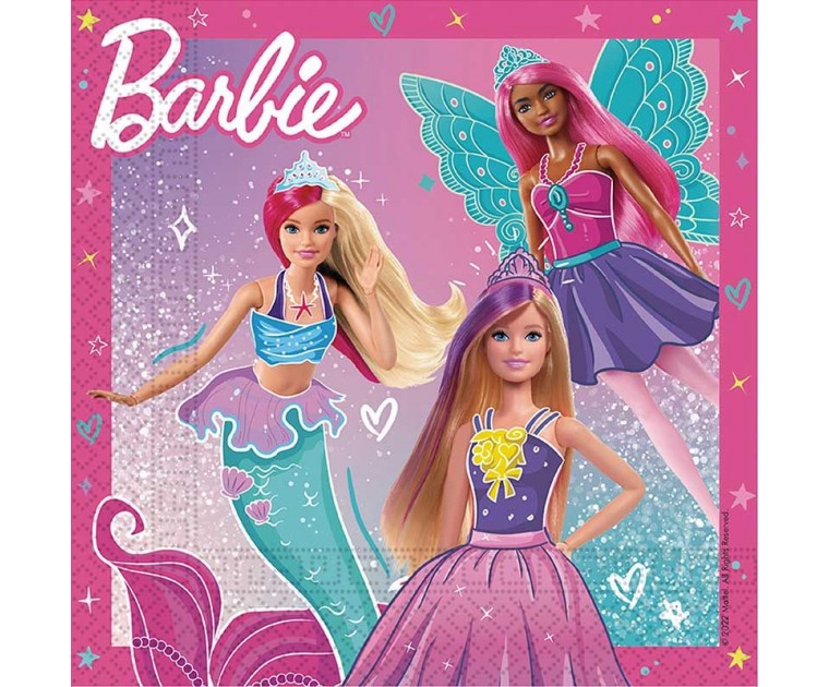 Guardanapos Barbie Fantasia