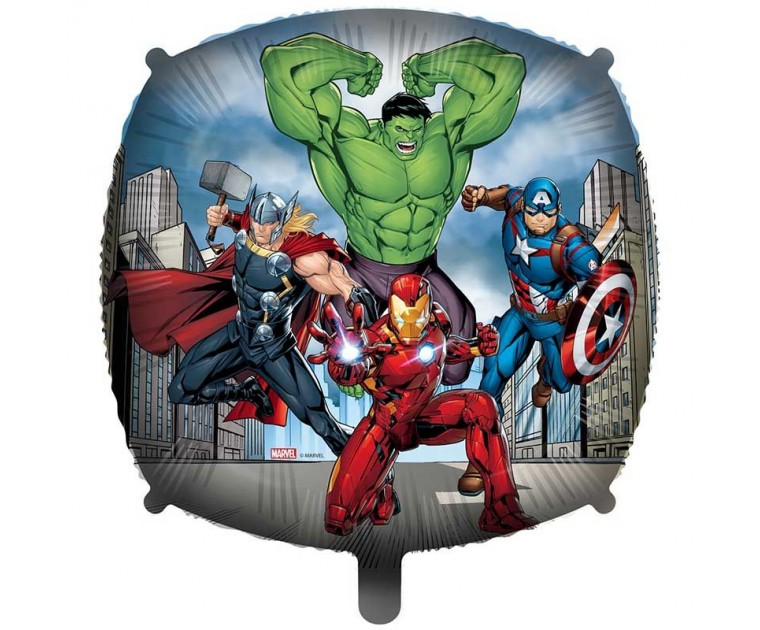 Balão Foil Quadrado Avengers 