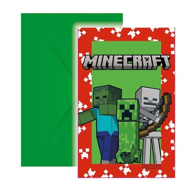 6 Convites Minecraft