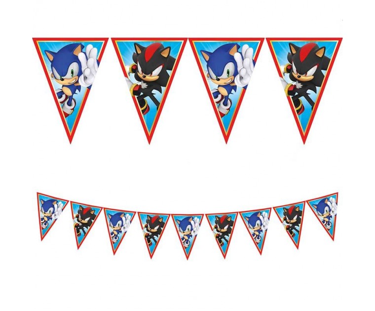 Bandeirolas Triangulares Sonic 