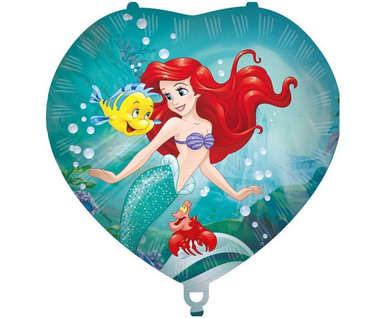 Balão Foil Coração Ariel
