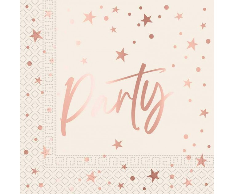 Guardanapos Party Rose Gold