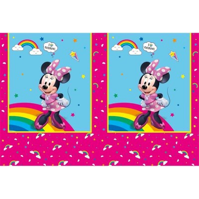 Toalha Minnie Arco íris 