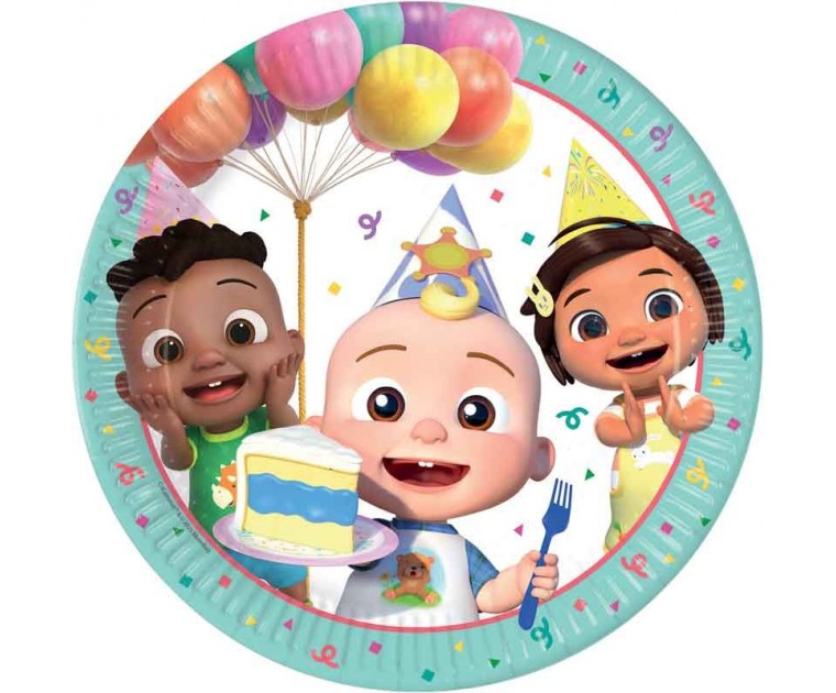 Pratos Aniversário Cocomelon