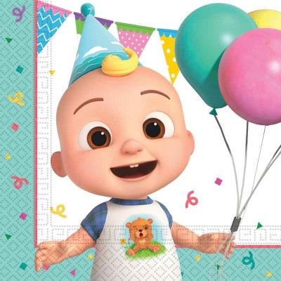 Guardanapos Cocomelon Birthday