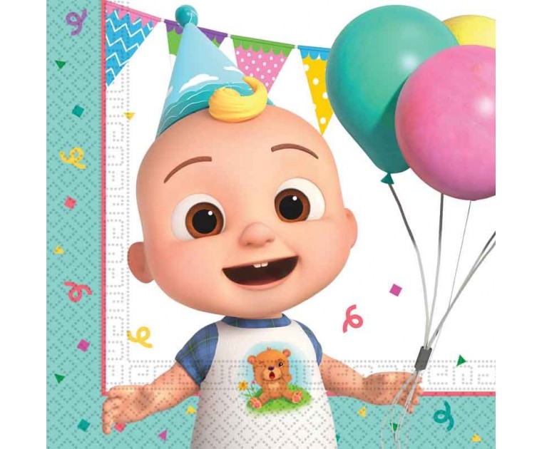 Guardanapos Cocomelon Birthday