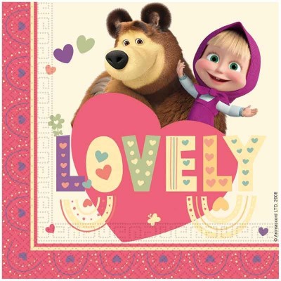 Guardanapos Masha Sweet heart 