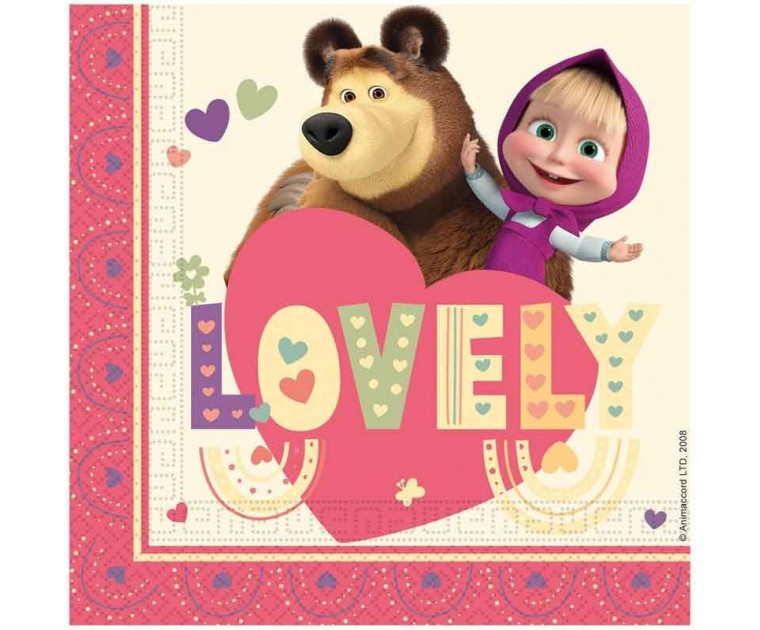 Guardanapos Masha Sweet heart 