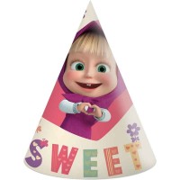 Conj. 6 Chapéus Masha Sweet heart 