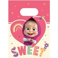 Conj. 4 Sacos Doces Masha Sweet heart 