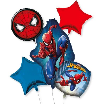 Bouquet Balões Homem Aranha