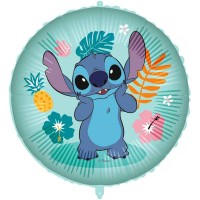 Balão Foil Redondo STITCH 45 cms