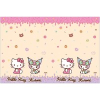 Toalha Hello Kitty e Kuromi