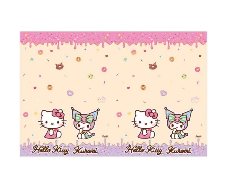 Toalha Hello Kitty e Kuromi