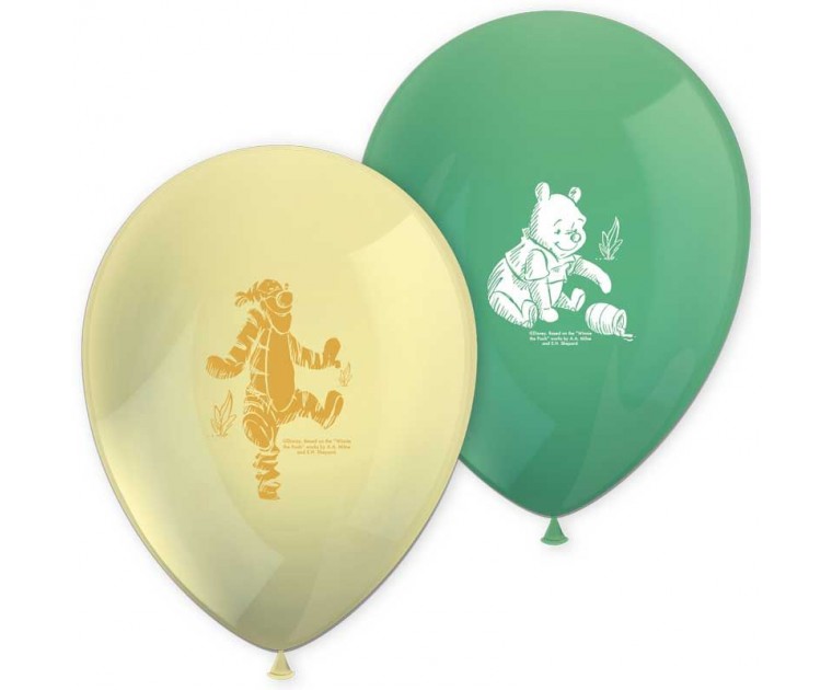 8 Balões Winnie the Pooh 