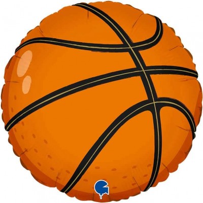 Balão Foil Bola Basquete 45 cms
